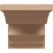 Ekena Millwork 10"W x 10"D x 10"H Wide Sheridan Rough Cedar Woodgrain TimberThane Corbel, Primed Tan CORUR10X10X10SHERCPR - alternate 2